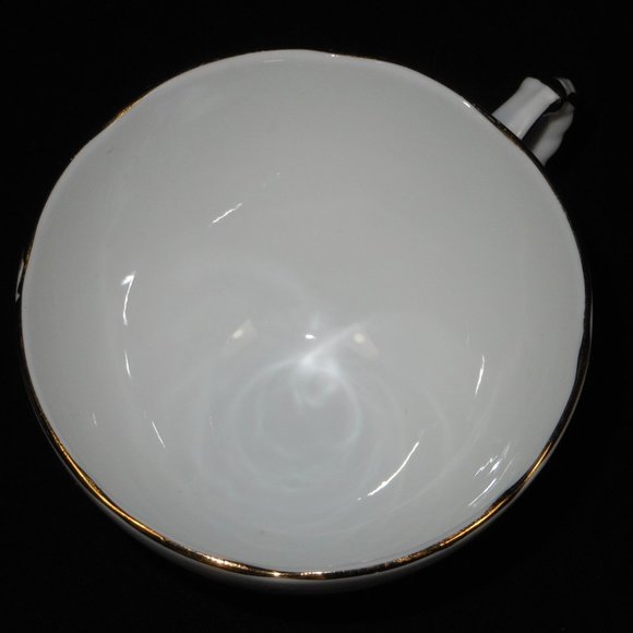 vintage fine bone china tea cup & saucer set. DELPHINE - Picture 6 of 9